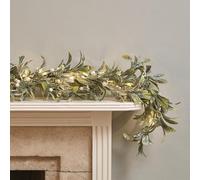 Lights4fun Guirlande de Noël lumineuse de 2 m avec minuteur - Décoration de table - Gui