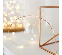 Guirlande Lumineuse Cuivre 20 Micro LED Blanc Chaud