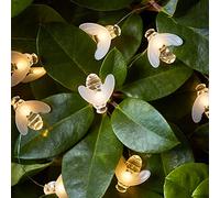 Lights4fun Guirlande Lumineuse Abeilles à 20 Micro LED Blanc Chaud