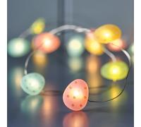 Lights4fun Lot de 20 micro LED pour œufs de Pâques décorés à pois