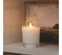 Lights4fun TruGlow Bougie en cire véritable dans verre strié | LED vacillante blanc chaud | Avec télécommande et minuterie de 6 h | Fonctionne avec piles | Décoration printemps pour table et salon |