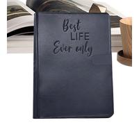 Lightweight A6 Binder Planner, Long Lasting Organizer, 7.5 Inch Portable Journal, Premium Water Resistant Soft Touch Finish, Modern Aesthetic with Dusty Rose Finish, Planner for Students Professionals