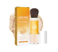 Lightweight Breathable Setting Powder, Translucent Sunscreen Infused Powder, Portable Translucent Face Powder With Soft Brushes, Oil-Control& Sunscreen Matte Face Powder Loose (1PC)