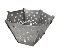 Lightweight Camping Charcoal Stove, Campfire, Outdoor Detachable Card-type Fire Pit(Extra large size)