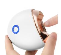 Lightweight Design Electric Nail Clippers, Automatic Nail Trimmer, USB Rechargeable Nail Cutter, Three Speed Electric Nails Clipper 9x7x2.5cm for Present, Indoor, Green, White, Orange Color