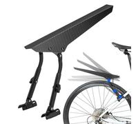 Lightweight Foldable Nylon+PP Bicycle Mudguard With Carbon Texture | 175g Réglable Arrière Fork Bike | Universal Splash Guard For Mountain Road Cycles | Quick-Install Detachable Tire Protector