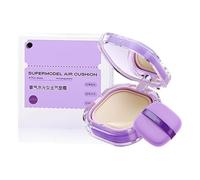 Lightweight Foundation Cushion, Waterproof Buildable Coverage Base Cream System, Air Cushion BB Concealer with Natural Radiant Finish Design, Long Lasting Even Tone Makeup Style, Use