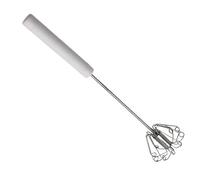 Lightweight Hand Mixer - Ergonomic Coffee Whisk | 26cm Handheld Milk Frother for Baking, Stainless Egg Whisker for Cream Mixing, Manual Mixer, Hand Press Beater for Home Kitchen Preparation