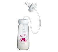 Lightweight Kids Bottle, Silicone Leakproof Bottle, Adjustable Flow with Nipple Straw, Portable Soft Bottles, Kids Feeding with Quick Clean, Kid Accessories for Home Bedroom Living Room Travel