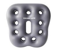 Lightweight Travel Cushion, Foldable Seat Pad, Inflatable Comfort Pillow, Airplane Stadium Bleacher Hiking Setup, Home Office Floor Patio Garden Utility, Portable Gear for Chairs, Benches, 150g