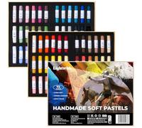 LIGHTWISH 72 Pastels Doux Professionnels Lot Ultra Complet pour Artistes, | Débutants & Adultes - Non Toxiques, Haute Pigmentation pour Dessin, Croquis et Nuances