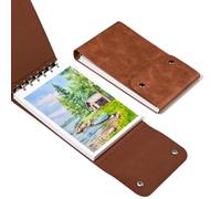 LIGHTWISH Carnet à Aquarelle - Papier 100% Coton Grain Torchon 300g/m² / 140lb, Sans Acide | 20 Feuilles 14,7 x 21 cm pour Artistes, Adultes et Étudiants