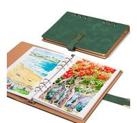 Lightwish Carnet de croquis aquarelle, 100% coton sans acide, 300 g/m², papier aquarelle presse à chaud pour artistes, adultes, étudiants, 20 feuilles, 23,5 x 16 cm