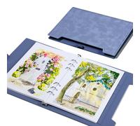 Lightwish Carnet de croquis aquarelle, 100% coton sans acide, 300 g/m², papier aquarelle presse à froid pour artistes, adultes, étudiants, 20 feuilles, 23,5 x 16 cm