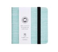 Lightwish Journal aquarelle carré 100 % coton 300 g/m² sans acide 24 feuilles de croquis pressé à chaud pour artistes, adultes, étudiants, 11,9 x 12,9 cm, vert clair