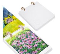 Lightwish Square Watercolor Journal, Heat Press, 140 Lb/300 G/M², Acid Free, 100% Cotton Watercolor Paper Sketchbook, 20 Sheets, 7.48 X 7.48 Inches