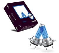 LIGHTWORLD24 2 x 24V H7 PX26d ampoules halogènes - 70W ampoule de phare ultra blanche super lumineuse pour camions lampe optique xénon ampoule blanche bleue