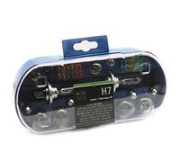 LIGHTWORLD24 Kit d’éclairage automobile H7 avec fusibles 12V, 30 pièces - ampoules de voiture, feux stop, boîte de lampes, kit de remplacement pour véhicule