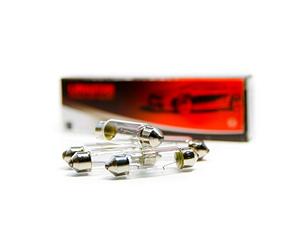 LightWorld24 Lot de 10 ampoules navettes SV8.5 T10 36 mm C5W S8.5 5W 24 V