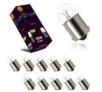 LIGHTWORLD24 Lot de 10 ampoules R5W 6V 5W - lampe boule G18 BA15s pour feu stop, signal, moto, scooter, voiture, véhicule ancien