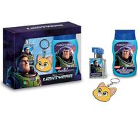 Lightyear Coffret cadeau pour enfant Eau de Toilette Parfum Naturel (20ml), Bain moussant 2 en 1 et shampooing (200ml) et porte-clés Meilleur coffret cadeau pour enfants