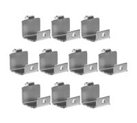 LIGIGWASH 10 Pièces Lot de Clips Étagères Réglables Acier Inoxydable pour Congélateur et Réfrigérateur Supports Durables pour Clayette Frigo et Congélateur Accessoires pour Rangement