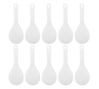 LIGIGWASH 10 Pièces Rice Paddle Spoon Non-stick Ergonomic Rice Scoop For Kitchen Restaurant Canteen Serving