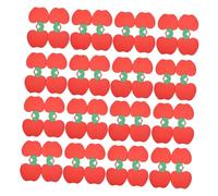 LIGIGWASH 100 Pièces Serviettes Papier Forme Pomme Rouge Décorations Scolaires Jetables pour Fête de Rentrée Accessoires Fin Année et Célébrations Classe