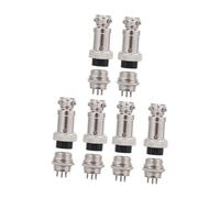 LIGIGWASH 12 pièces Connecteur Aviation et Femelle Broches Ensemble Raccord Câble Électrique Durable pour Instruments et Équipements Industriels
