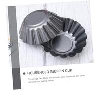 LIGIGWASH 15 pièces Moules à Tartelettes Acier Épais Set de Antiadhésifs pour Pâtisserie DIY Cuisson Uniforme pour Cupcakes et Desserts