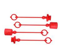 LIGIGWASH 2 ensembles Bouchons et Capuchons Hydrauliques Npt avec Anneau de Retenue Résistants à Huile UV et Aux Chocs pour Protection Rapide des Raccords