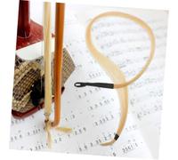 LIGIGWASH 2 Ensembles Cheveux Darchet Naturel pour Erhu Accessoires de Remplacement Musicales pour Instruments à Cordes