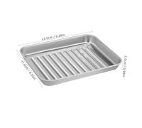 LIGIGWASH 2 Ensembles Lot Plaques de Cuisson Acier Inoxydable avec Plaques Four Résistantes Faciles à Nettoyer Compatibles Four et Grill pour Cuisine