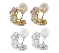 LIGIGWASH 2 Paires Boucles Doreilles Ear Cuff Climber Cartilage Sans Perçage Confortable Assortiment Couleurs Mode Femme