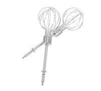 LIGIGWASH 2 pièces Accessoires Batteur Œufs Acier Inoxydable Mini Tiges Agitation Portables pour Crème et Œufs Mélangeur Manuel Compact pour Pâtisserie et Cuisine Réutilisable