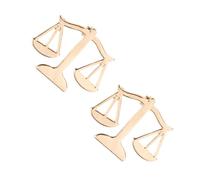 LIGIGWASH 2 pièces Broche Homme Métal Balance Justice Pin Épingle à Revers pour Costume Accessoire pour Vestes et Chemises Symbole Équité Professionnalisme