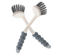 LIGIGWASH 2 Pièces Brosse de Nettoyage Multifonction avec Manche Long pour Cuisine Brosse Récurer Petite pour Assiettes et Surfaces Outil pour et Sols