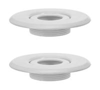 LIGIGWASH 2 Pièces Cache-Gicleur de Protection pour Sprinklers Dn15, Lot de 2 Plaques en Plastique Résistantes à la Chaleur, Couvercle Décoratif de Rosace pour Extincteur d'Incendie