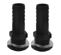 LIGIGWASH 2 pièces Connecteur Adaptateur pour Réservoir Eau Plastique Léger Raccord pour Tuyau Arrosage et Accessoires Cuve Adapté Camping et Contrôle Du Débit