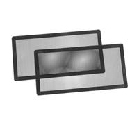 LIGIGWASH 2 Pièces Filtre Poussière Pc Cache Maille Magnétique sans Vis pour Protection Ventilateur Boîtier Ordinateur Entretien Facile et Refroidissement