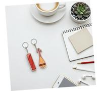 LIGIGWASH 2 Pièces Keychain Set Traditional Chinese Guzheng And Pipa Music Themed Acrylic Key Rings For Music Enthusiasts Scratch Resistant Bag Pendant