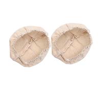 LIGIGWASH 2 pièces Lot Housses Lin Rondes pour Panier à Fermentation Doublure Pratique pour Pâte Accessoire de Boulangerie Naturel