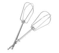 LIGIGWASH 2 pièces Set de Fouets Batteur Acier Inoxydable Accessoires de Remplacement pour Batteur Électrique Compatibles pour Mélangeur de Cuisine Pâte Polyvalents pour Réutilisable