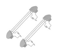 LIGIGWASH 2 Pièces Support de Métal Robuste Rack de Réchauffement et Refroidissement pour Sandwich Croissant Muffin et Pizza Adapté Au Cuisson Au Four