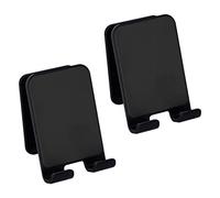 LIGIGWASH 2 pièces Support Mural Téléphone Portable Porte Téléphone Tablette pour Recharge Organisateur Pratique pour Bureau et Maison Facile à Fixer Mur Design Simple