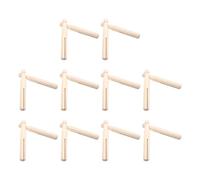 LIGIGWASH 20 pièces Clips de Fermeture Sachet Bois Naturel Pinces Étanchéité Aliments Réutilisables pour Conserver Fraîcheur Snacks Clips Verrouillage pour Sacs Alimentaires