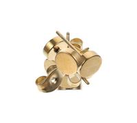 LIGIGWASH 20 Pièces Lot De Boucles D'oreilles Rondes Simples En Métal Pour Femmes Et Hommes Légères Et Confortables à Porter Quotidiennement