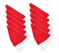 LIGIGWASH 24pièces Chapeau de Père Noël Chapeau de Noël Chapeaux de Père Noël de Décorations de Accessoires de Fête Éléments de Décoration