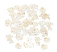 LIGIGWASH 24pièces Petit Ange Résine à Dos Plat Lot De Figurines Décoratives Pour Étui De Téléphone Accessoires De Bricolage Diy