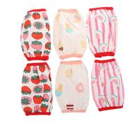 LIGIGWASH 3 Paires Manchettes Longues Coton pour Garçon Fille Manchons Imperméables Salissures avec Motifs Cartoon Protection Étanche pour Bras de Garçon Fille